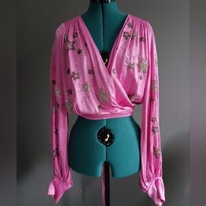 Attico Pink Blouse Size 40